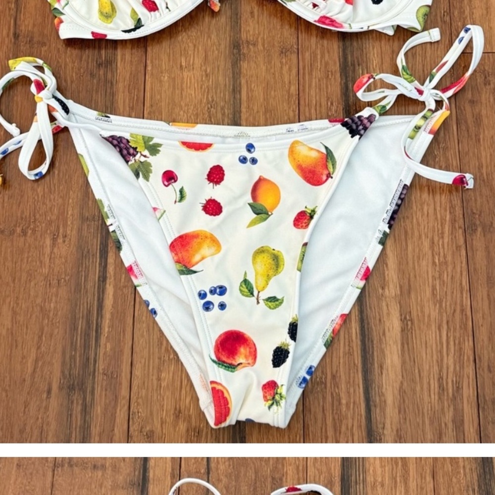 wild fable fruit print bikini bottoms